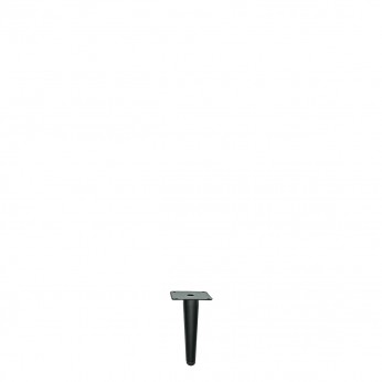 IVENTO Straight black metal leg 150 mm 10. Furniture legs and spacers