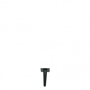 IVENTO Straight black metal leg 150 mm 10. Furniture legs and spacers