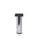 IVENTO Metal legs with PVC base Ø42 mm, L15 – Chrome, Matt chrome, Inox, Black 10. Furniture legs and spacers
