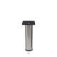 IVENTO Metal legs with PVC base Ø42 mm, L15 – Chrome, Matt chrome, Inox, Black 10. Furniture legs and spacers