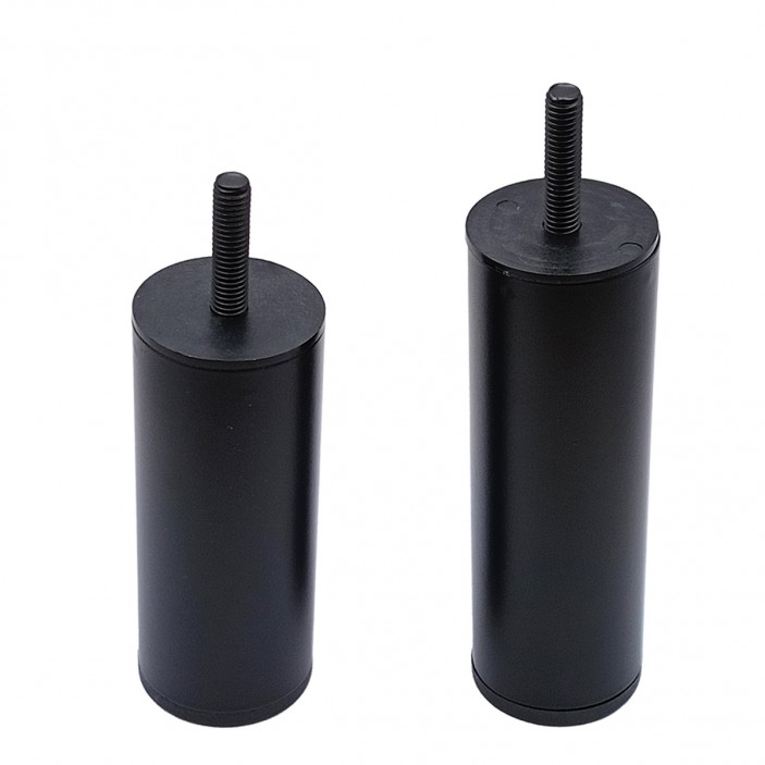 IVENTO Cylindrical metal furniture leg Ø40 mm – black matt 10L.500-501.16 - 10. Furniture legs and spacers IVENTO Cylindrical metal furniture leg Ø40 mm – black matt 10. Furniture legs and spacers