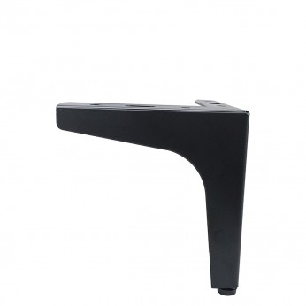 IVENTO Corner metal furniture leg - black matte 100 mm 10. Furniture legs and spacers