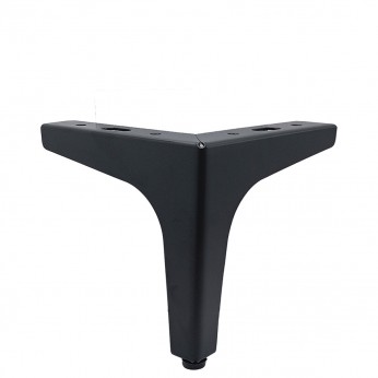 IVENTO Corner metal furniture leg - black matte 100 mm 10. Furniture legs and spacers