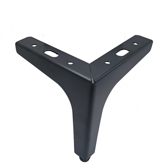 IVENTO Corner metal furniture leg - black matte 100 mm 10L.503.10.16 - 10. Furniture legs and spacers IVENTO Corner metal furniture leg - black matte 100 mm 10. Furniture legs and spacers