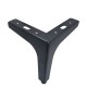 IVENTO Corner metal furniture leg - black matte 100 mm 10L.503.10.16 - 10. Furniture legs and spacers IVENTO Corner metal furniture leg - black matte 100 mm 10. Furniture legs and spacers