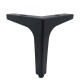 IVENTO Corner metal furniture leg - black matte 130 mm 10L.503.13.16 - 10. Furniture legs and spacers IVENTO Corner metal furniture leg - black matte 130 mm 10. Furniture legs and spacers