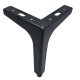IVENTO Corner metal furniture leg - black matte 130 mm 10L.503.13.16 - 10. Furniture legs and spacers IVENTO Corner metal furniture leg - black matte 130 mm 10. Furniture legs and spacers