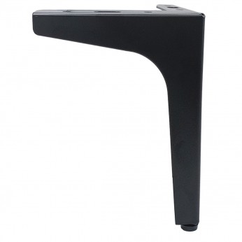 IVENTO Corner metal furniture leg - black matte 150 mm 10. Furniture legs and spacers
