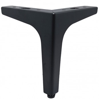 IVENTO Corner metal furniture leg - black matte 150 mm 10. Furniture legs and spacers