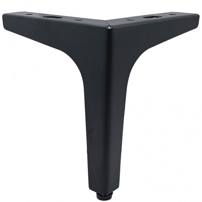 IVENTO Corner metal furniture leg - black matte 150 mm 10L.503.15.16 - 10. Furniture legs and spacers IVENTO Corner metal furniture leg - black matte 150 mm 10. Furniture legs and spacers