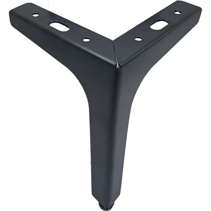 IVENTO Corner metal furniture leg - black matte 150 mm 10L.503.15.16 - 10. Furniture legs and spacers IVENTO Corner metal furniture leg - black matte 150 mm 10. Furniture legs and spacers