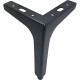 IVENTO Corner metal furniture leg - black matte 150 mm 10L.503.15.16 - 10. Furniture legs and spacers IVENTO Corner metal furniture leg - black matte 150 mm 10. Furniture legs and spacers
