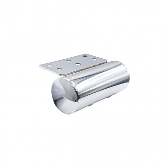 IVENTO Мебелен крак 40x100 мм, цилиндричен, хром, с планка