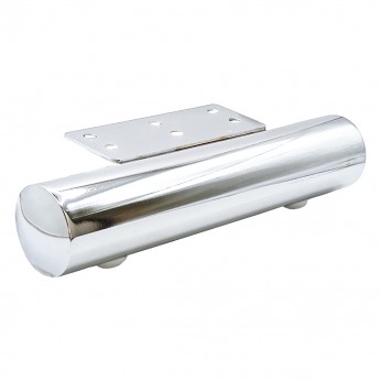 IVENTO Мебелен крак 40x200 мм, цилиндричен, хром, с планка