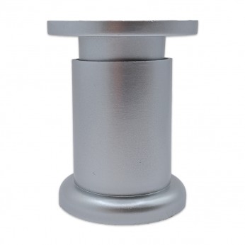 IVENTO Регулируем пластмасов мебелен крак 80-95 мм, мат хром Plastic base legs