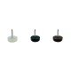 Chair nailed glides ф14 mm 12. Plastic base legs