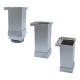 Adjustable legs 40х40 12L.105.05-10 - Plastic base legs Adjustable legs 40х40 Plastic base legs