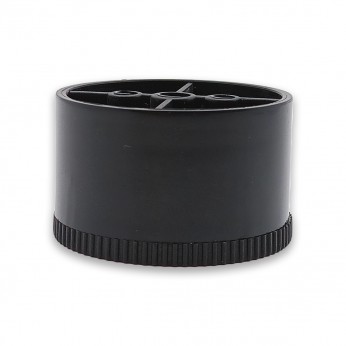 IVENTO plastic leg with adjustment 30-35 mm, black Plastic base legs