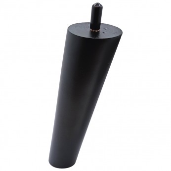 IVENTO Inclined wooden leg with M8 screw, height 150 mm, black 12. Plastic base legs