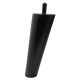 IVENTO Inclined wooden leg with M8 screw, height 150 mm, black 12L.903.16 - 12. Plastic base legs IVENTO Inclined wooden leg with M8 screw, height 150 mm, black 12. Plastic base legs