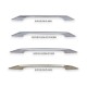 Metal lux handle 001.192-224 13.001.192-224. - Furniture handles Metal lux handle 001.192-224 Furniture handles