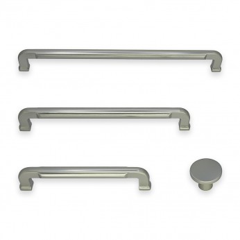 Set of furniture handles in Inoxl color 022 13. Furniture handles