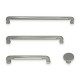 Set of furniture handles in Inoxl color 022 13.022.128-192-256.08 - 13. Furniture handles Set of furniture handles in Inoxl color 022 13. Furniture handles