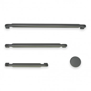 Set of furniture handles in Titanium color 022 13. Furniture handles