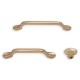 Handle set 026 gold – oblong and elliptical knob for cabinets and drawers 13. Furniture handles