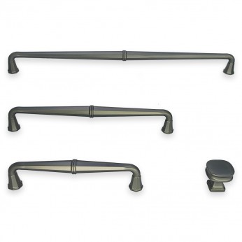 IVENTO furniture handle inspired by traditional craft Model 027 – Titanium 13. Furniture handles