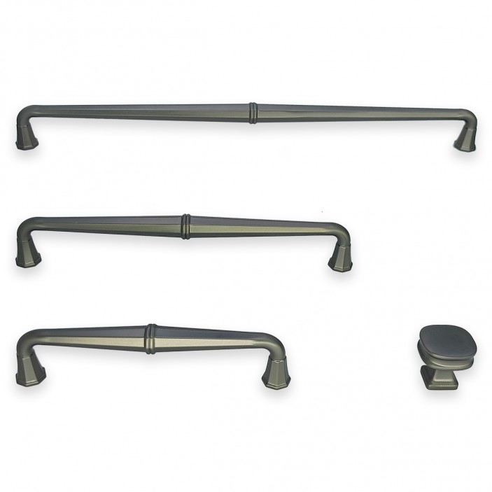 IVENTO furniture handle inspired by traditional craft Model 027 – Titanium 13. Furniture handles