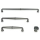 IVENTO furniture handle inspired by traditional craft Model 027 – Titanium 13. Furniture handles