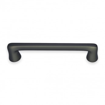 IVENTO Set of elongated furniture handles and a single knob with an elegant shape, Model 028 – Titanium 13. Furniture handles