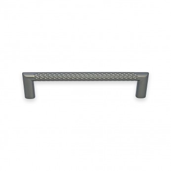 IVENTO furniture handle with elegant carved shape, Model 031 – Titanium 13. Furniture handles