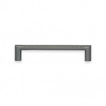 IVENTO furniture handle with elegant carved shape, Model 031 – Titanium 13. Furniture handles