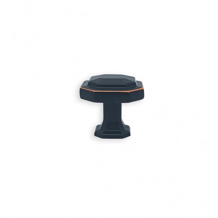 IVENTO Furniture handle Model 042 - Matte Black with Copper Edge 13.L.042.17 - 13. Furniture handles IVENTO Furniture handle Model 042 - Matte Black with Copper Edge 13. Furniture handles