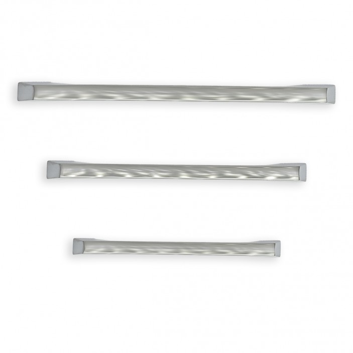 IVENTO Продълговата луксозна мебелна дръжка Модел 046 – Инокс 13.046.096-128-160.08 - 13. Мебелни дръжки IVENTO Продълговата луксозна мебелна дръжка Модел 046 – Инокс Мебелни дръжки за кухня