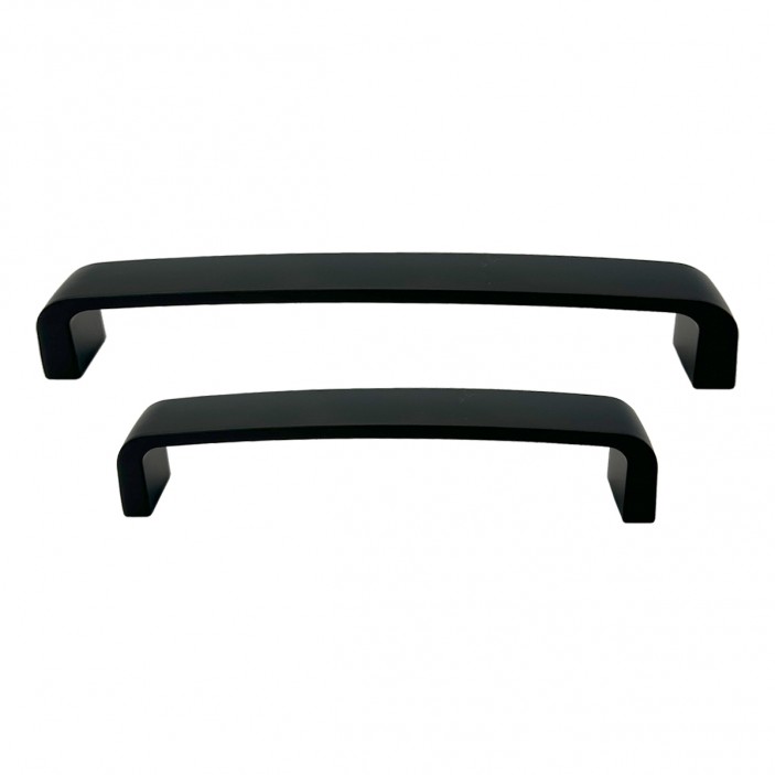 IVENTO Продълговата мебелна дръжка Модел 047 – черно мат 13.047.128-160.16 - 13. Мебелни дръжки IVENTO Продълговата мебелна дръжка Модел 047 – черно мат Мебелни дръжки за кухня