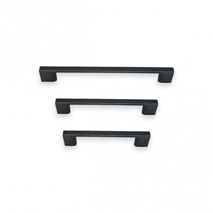 IVENTO Furniture handle Model 050 – matte black with copper accent 13. Furniture handles