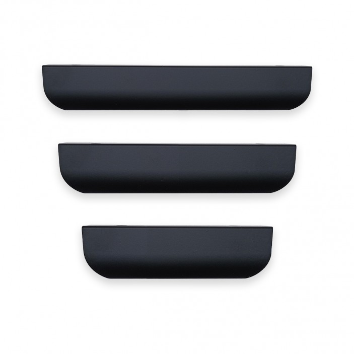 Aluminium lux line handle MN black 13.065.147-197-247.16 - 13. Furniture handles Aluminium lux line handle MN black 13. Furniture handles