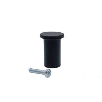 Декоративна единична дръжка дизайн. Модел 1104 – Черно мат