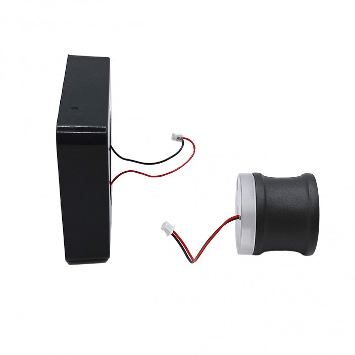 IVENTO Illuminated Furniture Handle for Bedside Table – Matte Back body, white LED light - Model 1400 13. Furniture handles