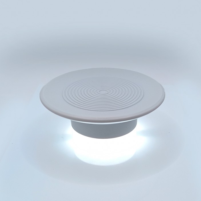 IVENTO Illuminated furniture handle for bedside table drawer - metallic brown body, white LED light - Model 1401 13. Furniture handles