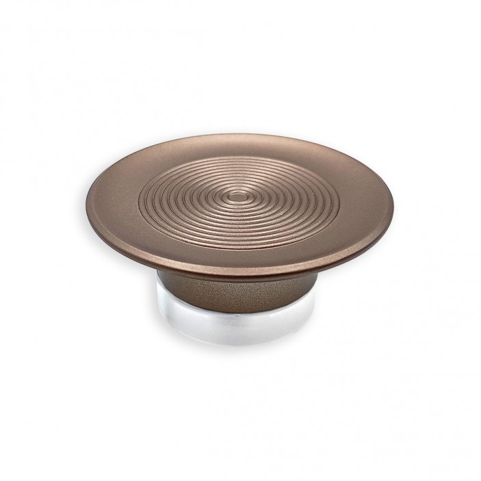 IVENTO Illuminated furniture handle for bedside table drawer - metallic brown body, white LED light - Model 1401 13. Furniture handles