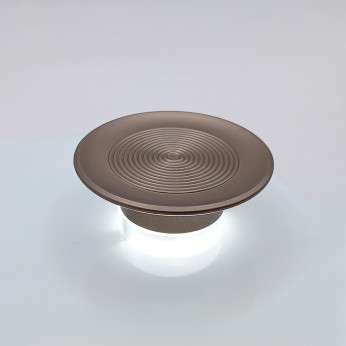 IVENTO Illuminated furniture handle for bedside table drawer - metallic brown body, white LED light - Model 1401 13. Furniture handles