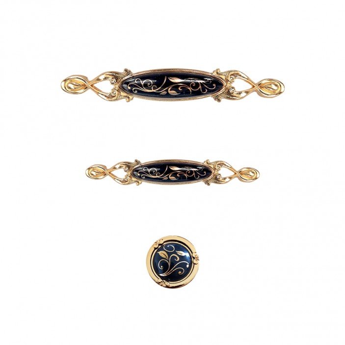 Керамична дръжка 2001 злато Мебелни дръжки