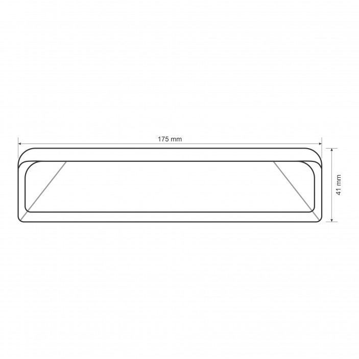 IVENTO recessed handle 201 Furniture handles