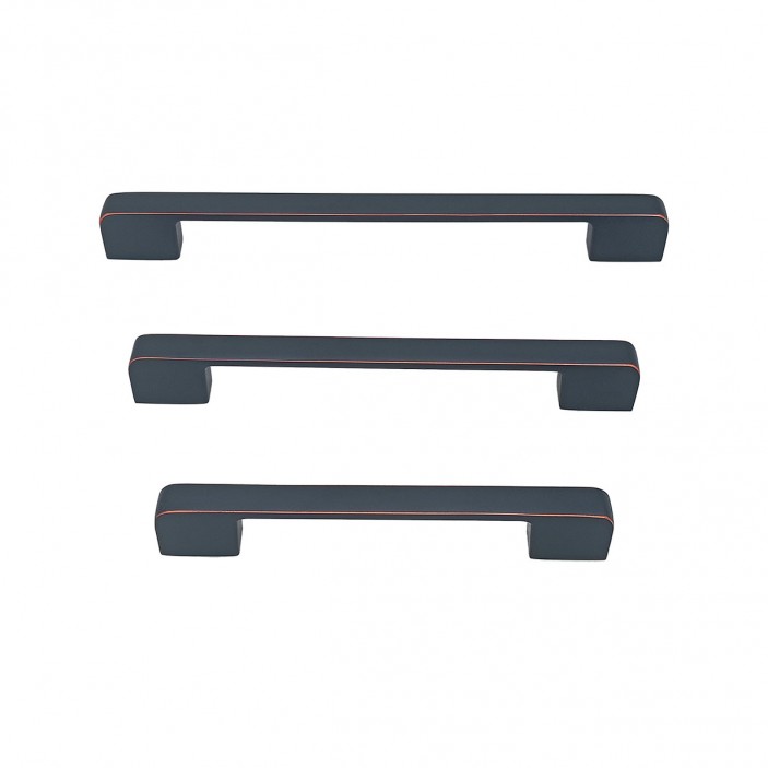 IVENTO Furniture Handle Model 202 - Matte black with copper edge 13.202.17 - 13. Furniture handles IVENTO Furniture Handle Model 202 - Matte black with copper edge 13. Furniture handles