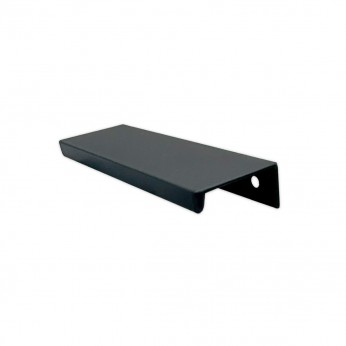IVENTO Aluminum furniture handle with a clean L-shaped design, model 273 – black matt 13. Furniture handles
