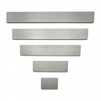 IVENTO Aluminum furniture handle with a clean L-shaped design, model 273A – inox 13. Furniture handles